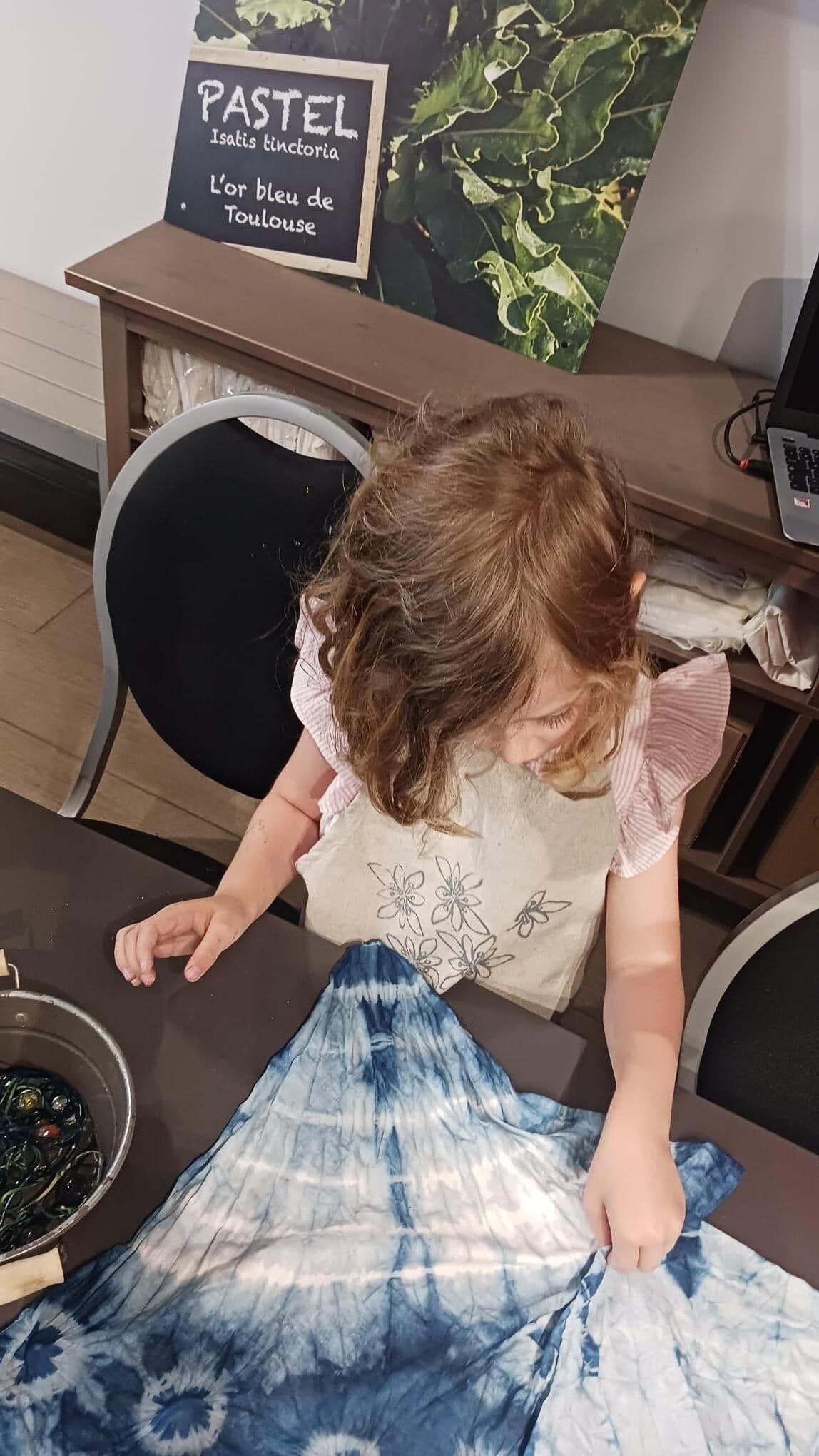 Atelier Teinture sac coton Totebag ou Petit Foulard_1