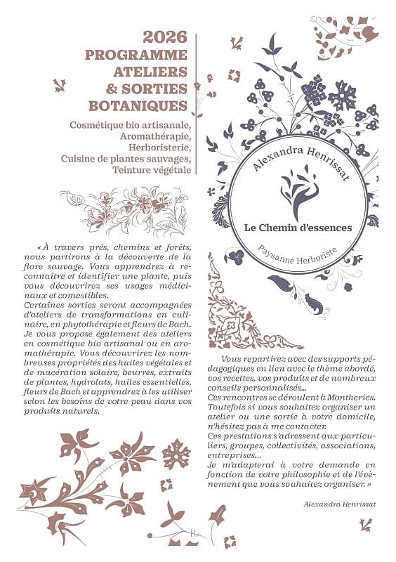 Ateliers chemin essence