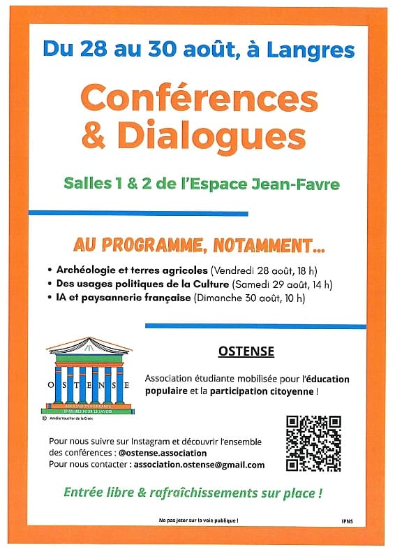 Conférences & Dialogues à Langres