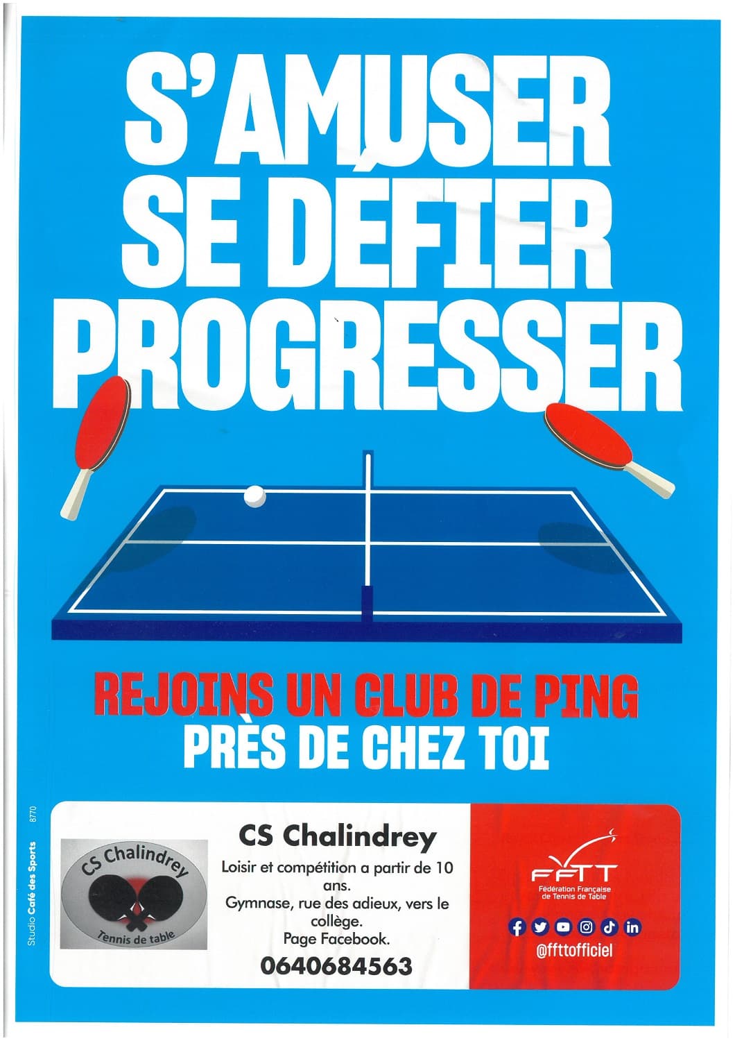 CS Tennis de table de Chalindrey