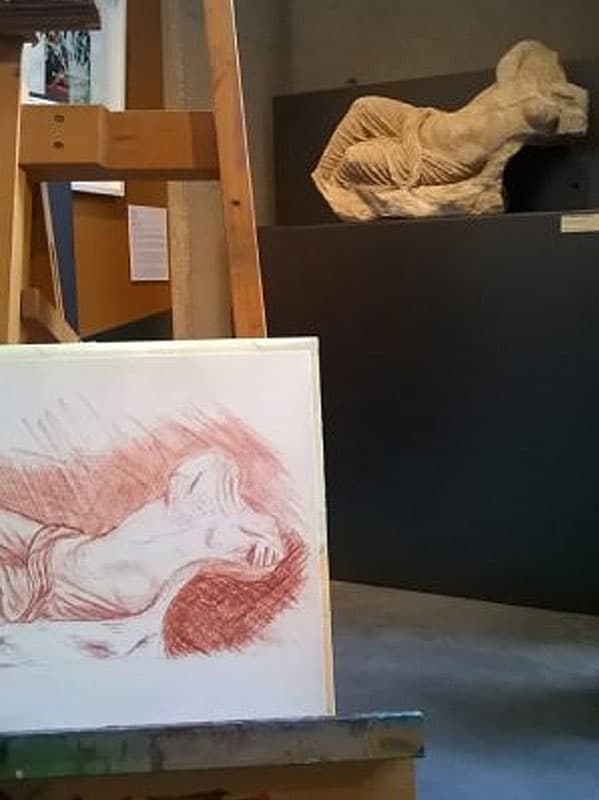 Cour de dessin au Musée d'Art et d'Histoire