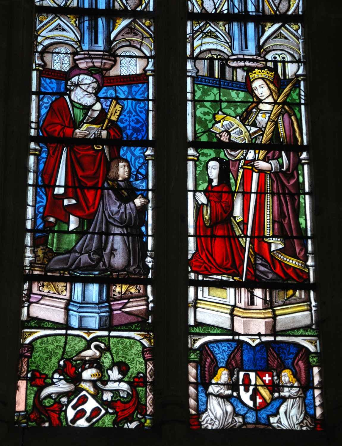 vitrail chapelle sainte anne joinville