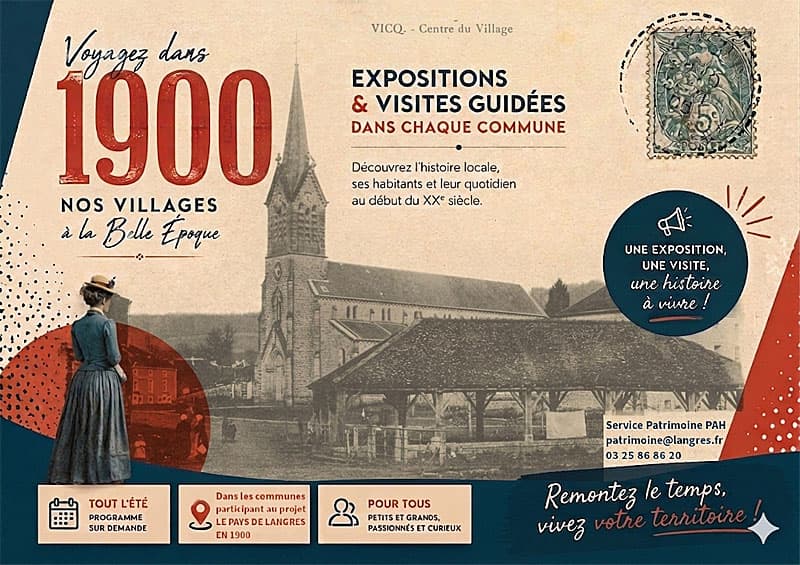 Le Pays de Langres en 1900 à Vicq
