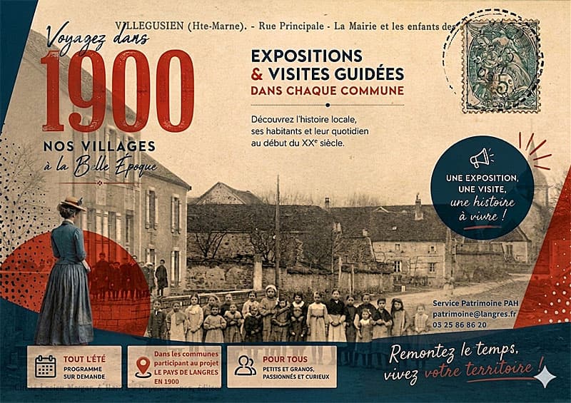 Le Pays de Langres en 1900 à Villegusien