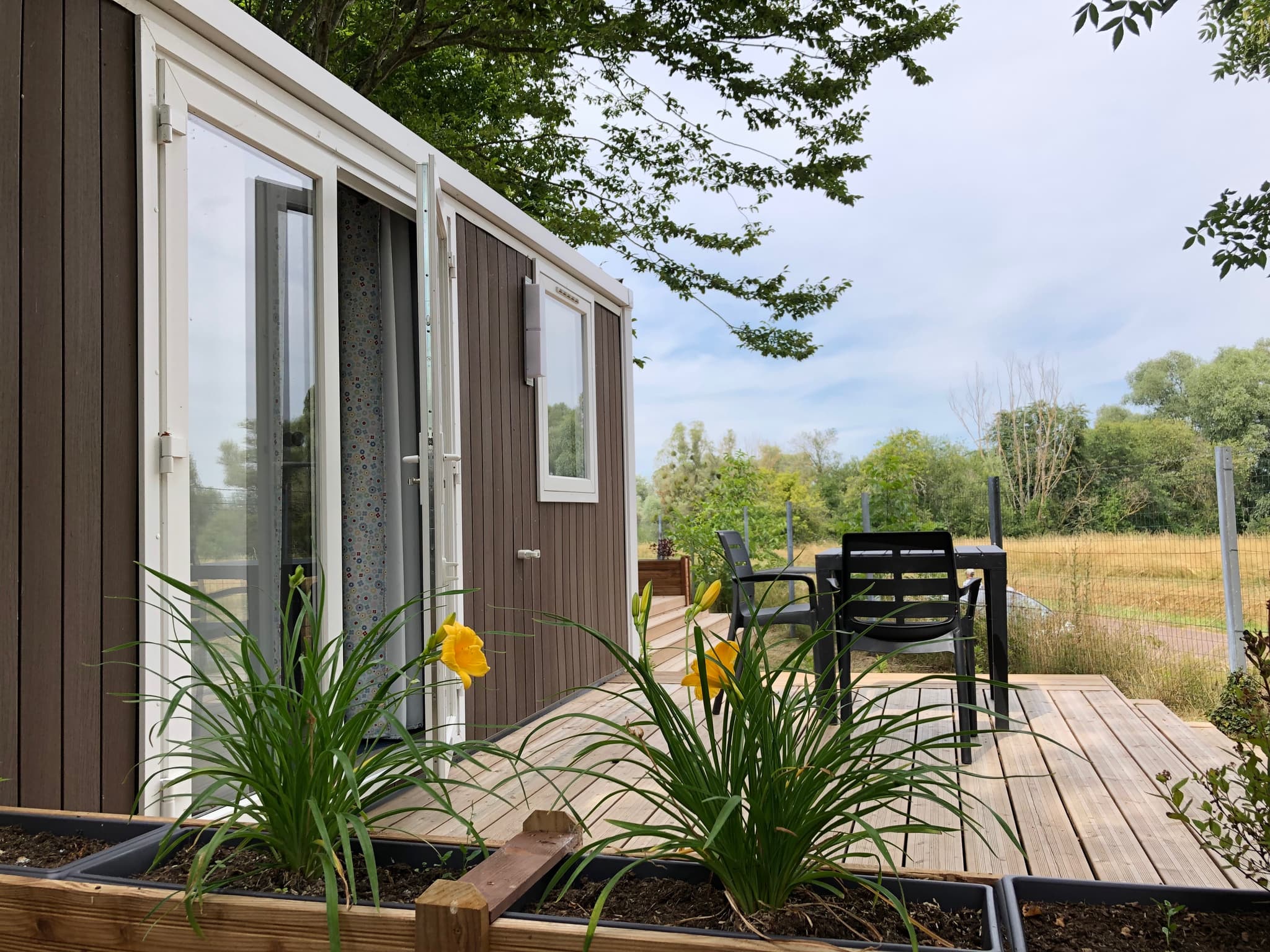 Mobil-home 2 personnes 1 chambre - Terrasse