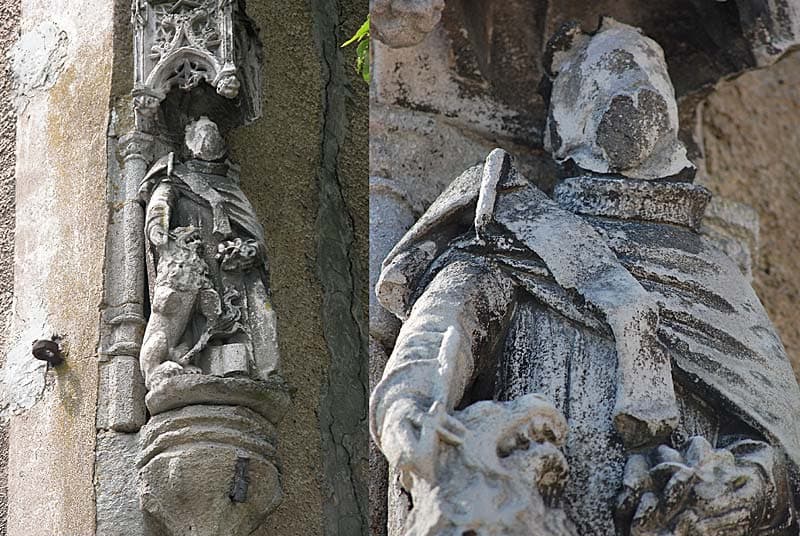 Statue de Saint-Mammes à Langres