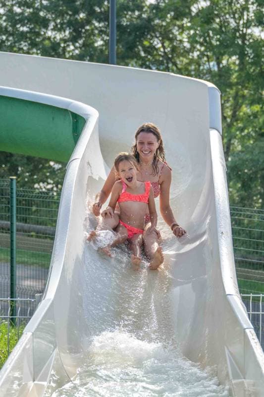 Tobbogan au Camping de la Liez