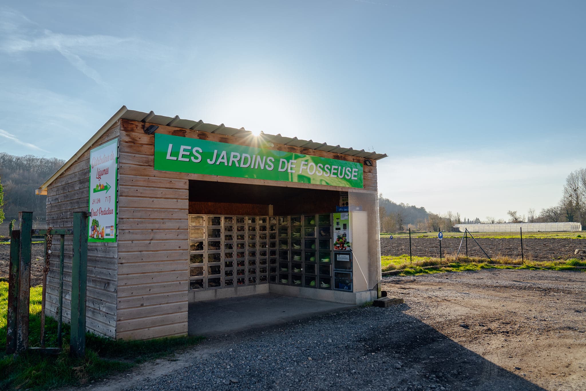 Distributeur automatique, Les Jardins de Fosseuse