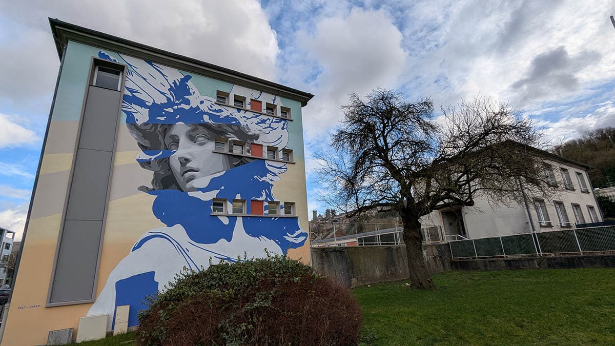 Fresque street art Mat X Zekky < Laon < Aisne < Picardie