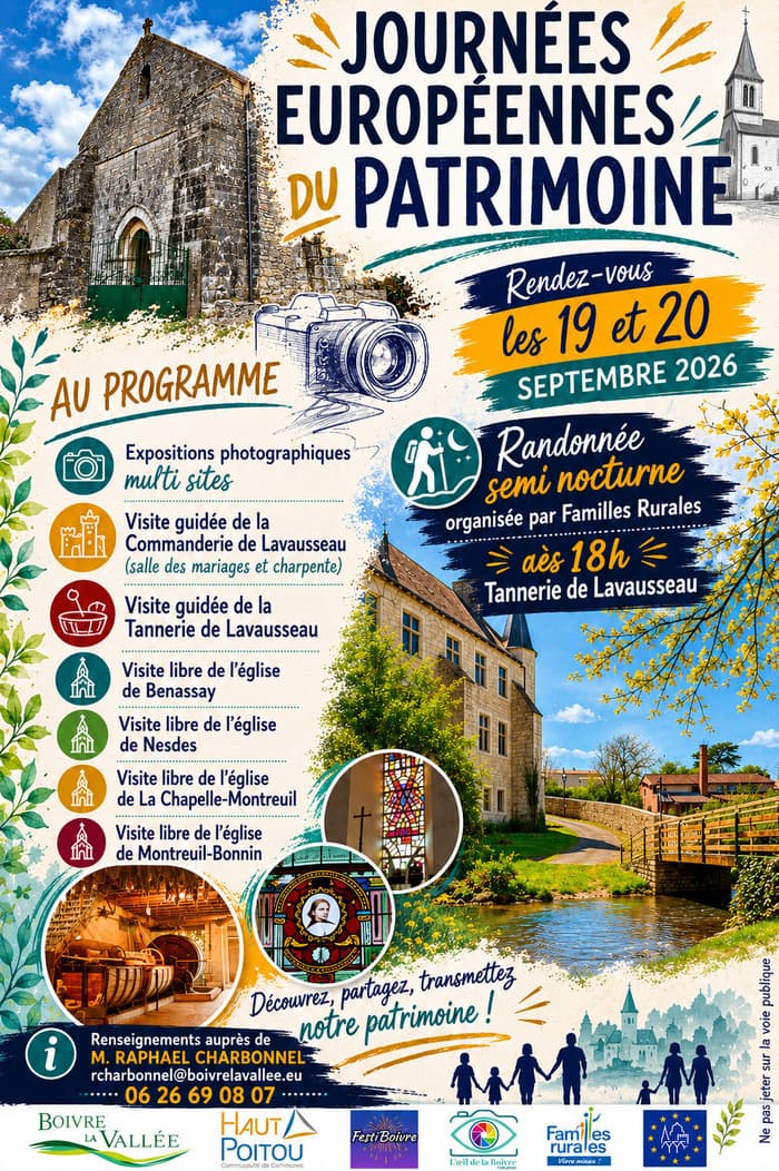 Visite libre avec exposition photographiques de l'église de Nesdes