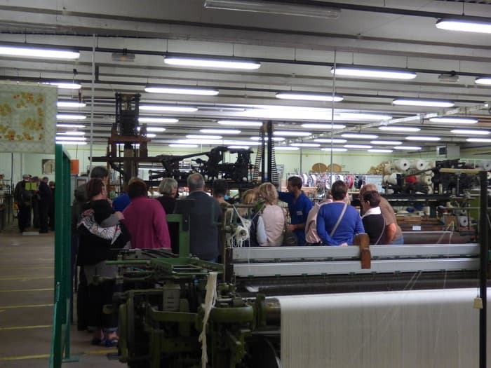 Visite guidée de l'atelier du textile