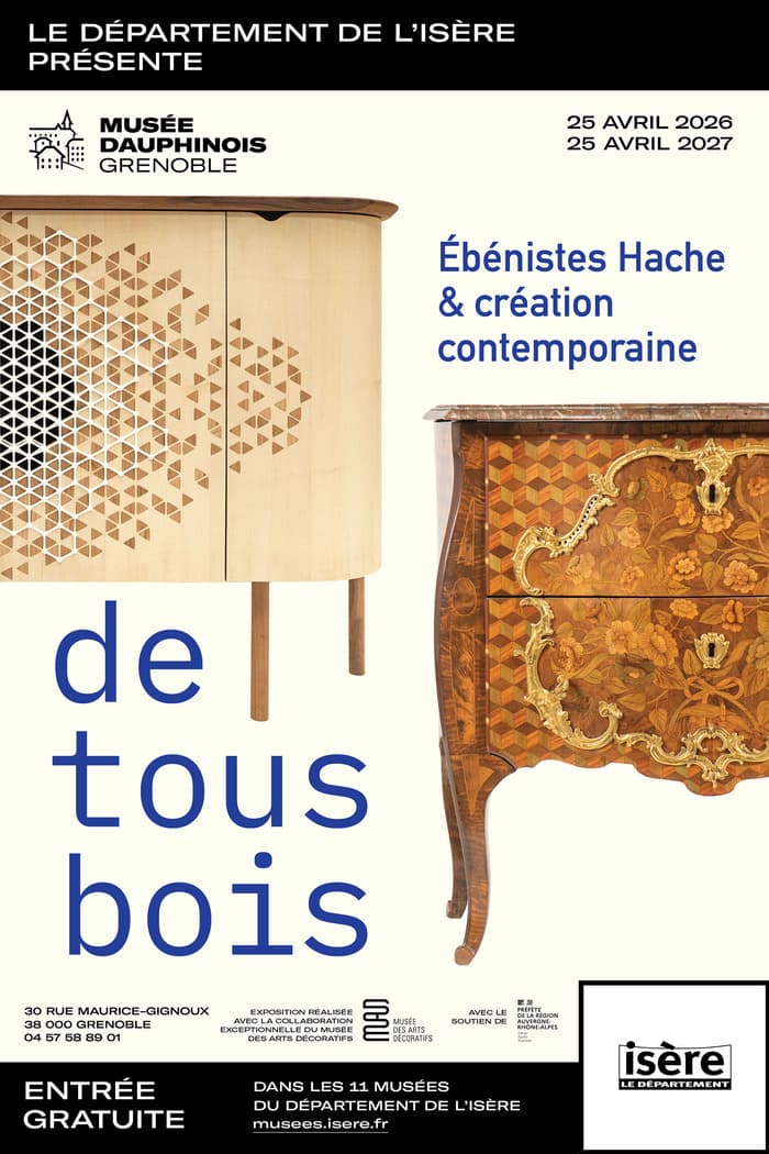 Exposition "De tous bois, ébénistes Hache et création contemporaine"