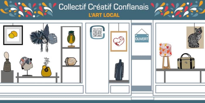 Artisanat par le Collectif Créatif Conflanais