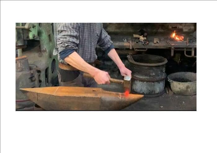 Atelier travail de forge