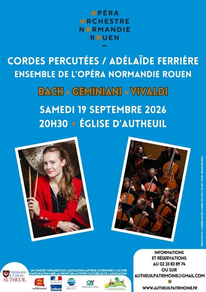 Concert : cordes percutées d'Adélaïde Ferrière - Ensemble de l’Opéra Normandie Rouen