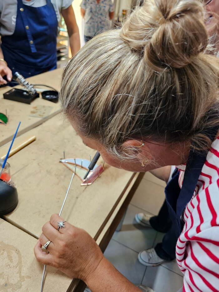 Démonstration : visite d'un atelier et pratique du vitrail