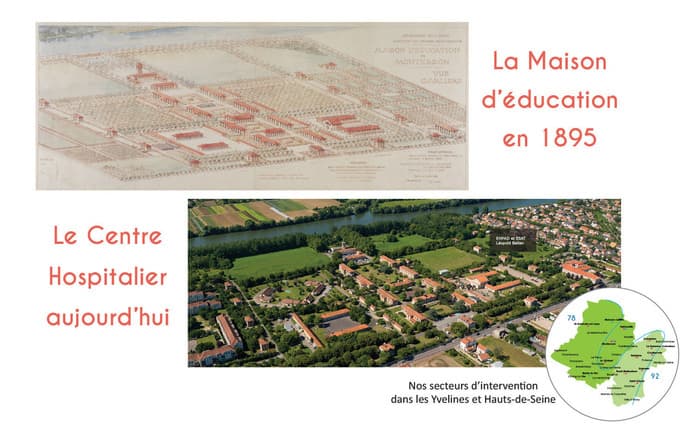 Visite guidée du centre hospitalier Théophile-Roussel de Montesson