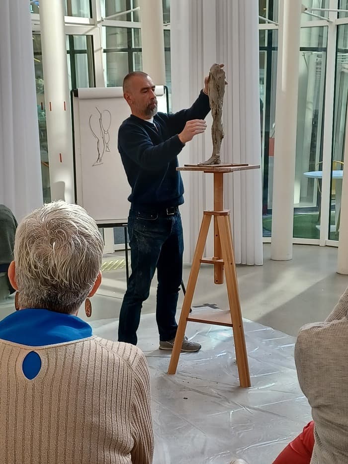 Masterclass de modelage par le sculpteur Christophe Charbonnel