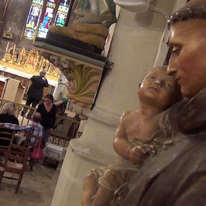 Visite de l'église de Dissay