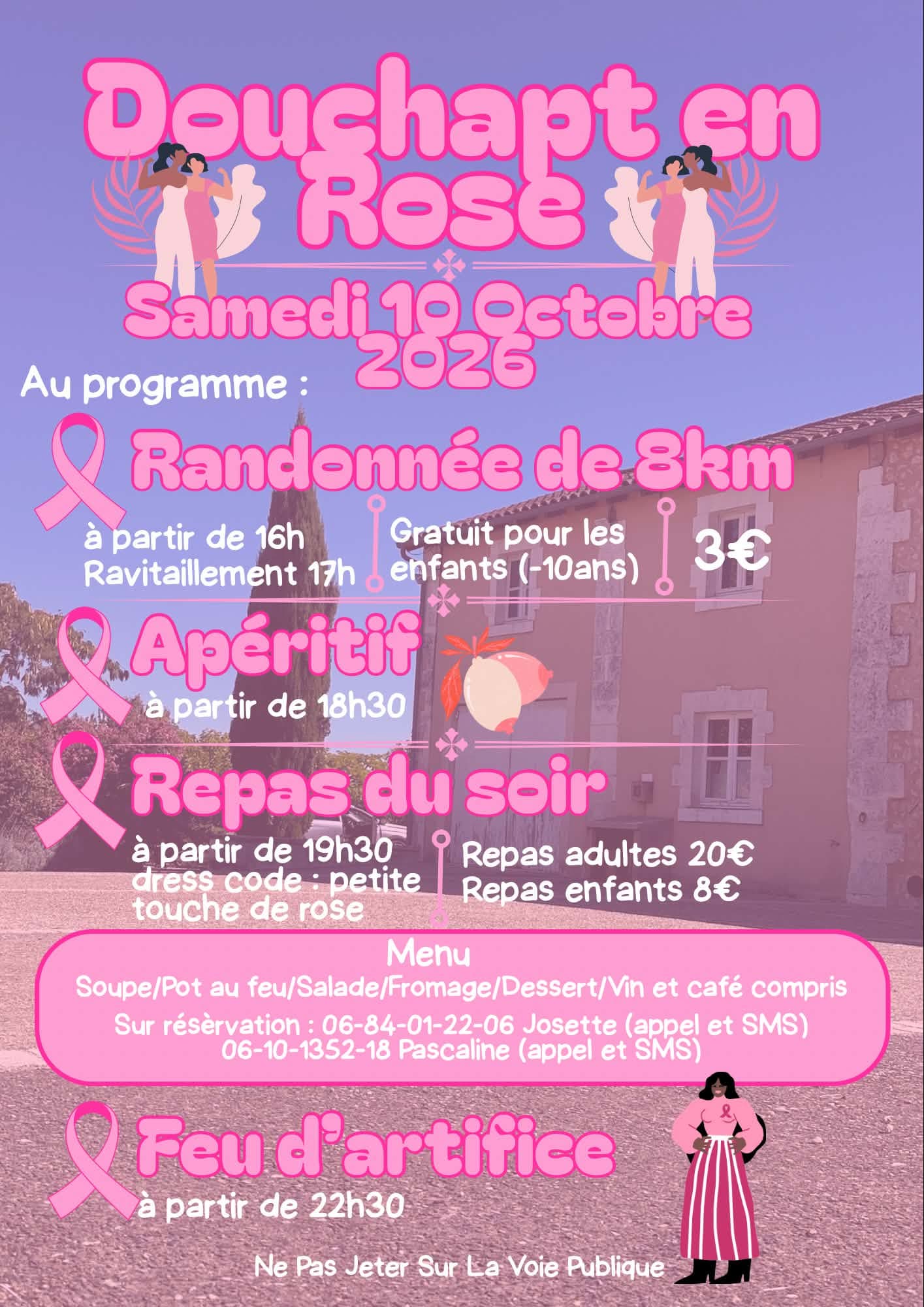 Douchapt en rose