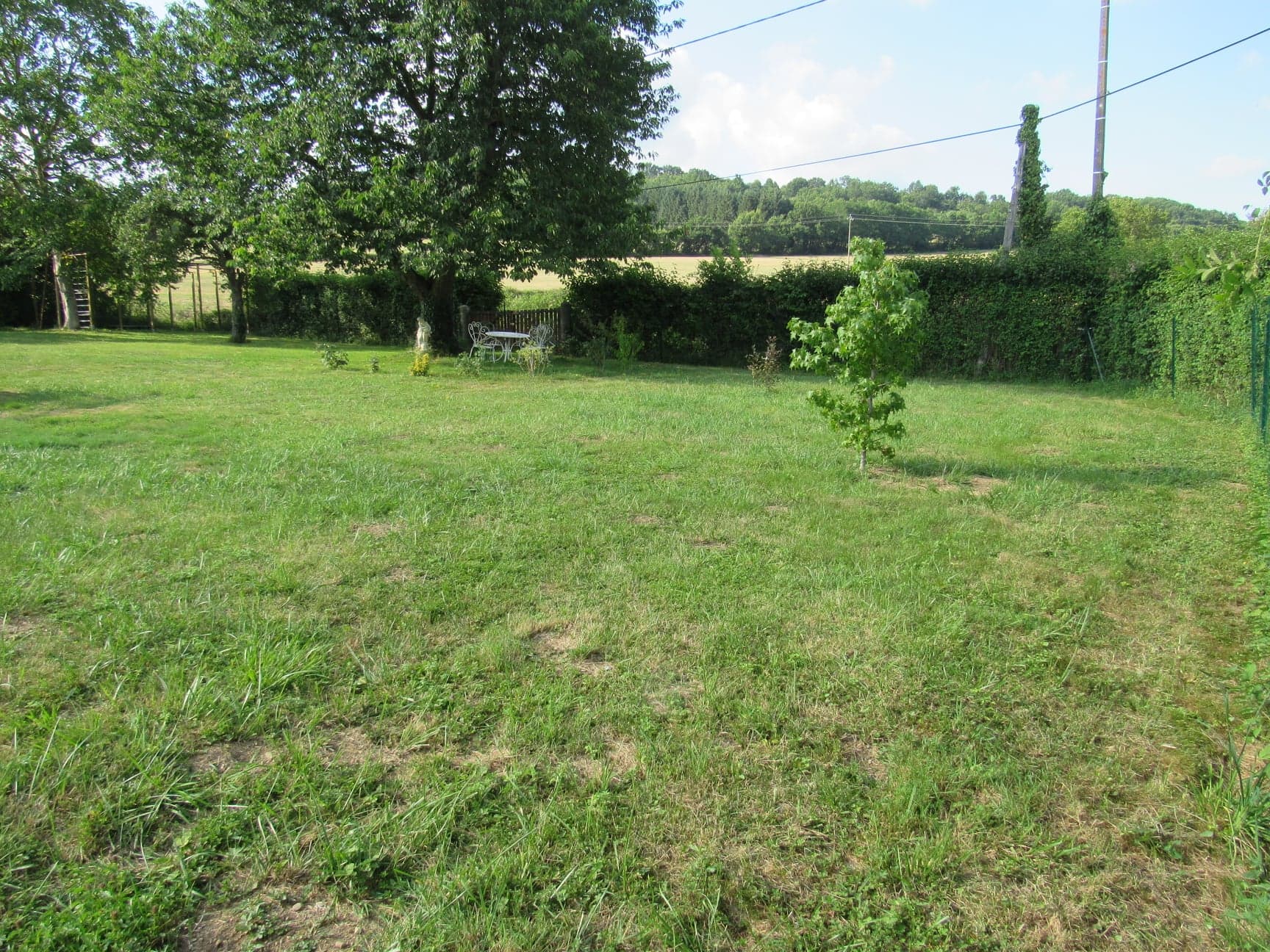 Parc clôturé