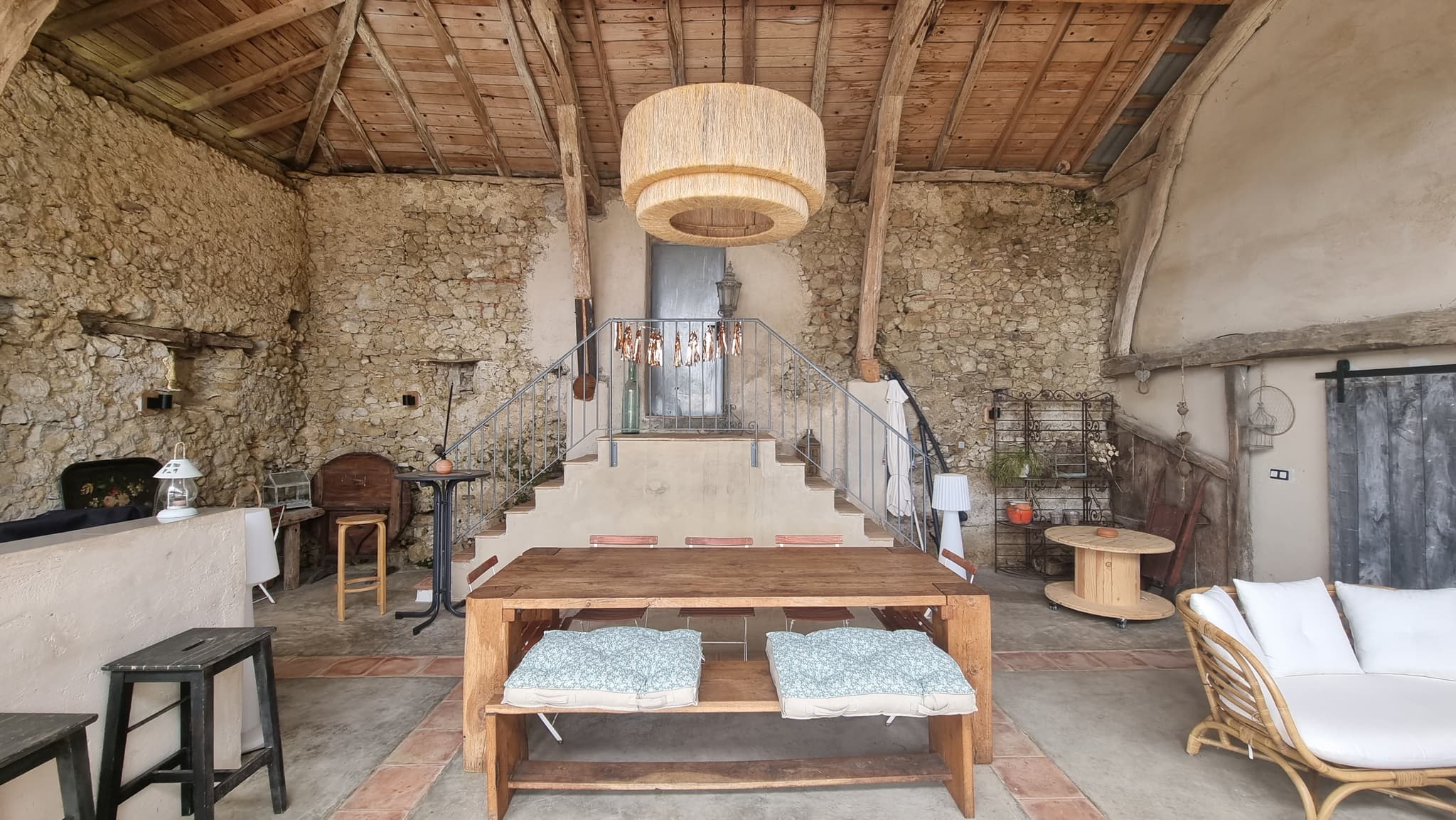 Grange aménagée Chez Carol, Puymaurin, C. Niewidziala