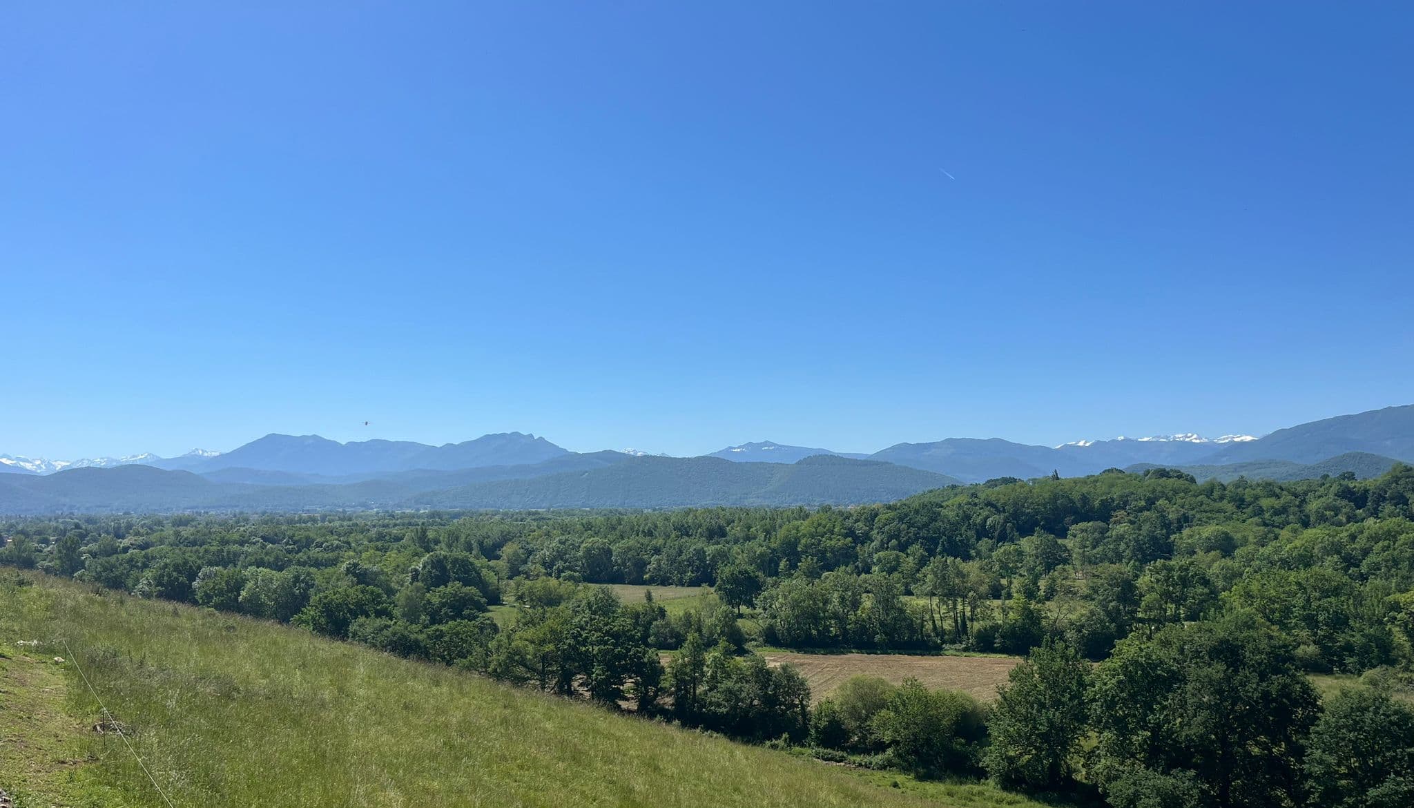 Cabane sous les chênes panorama