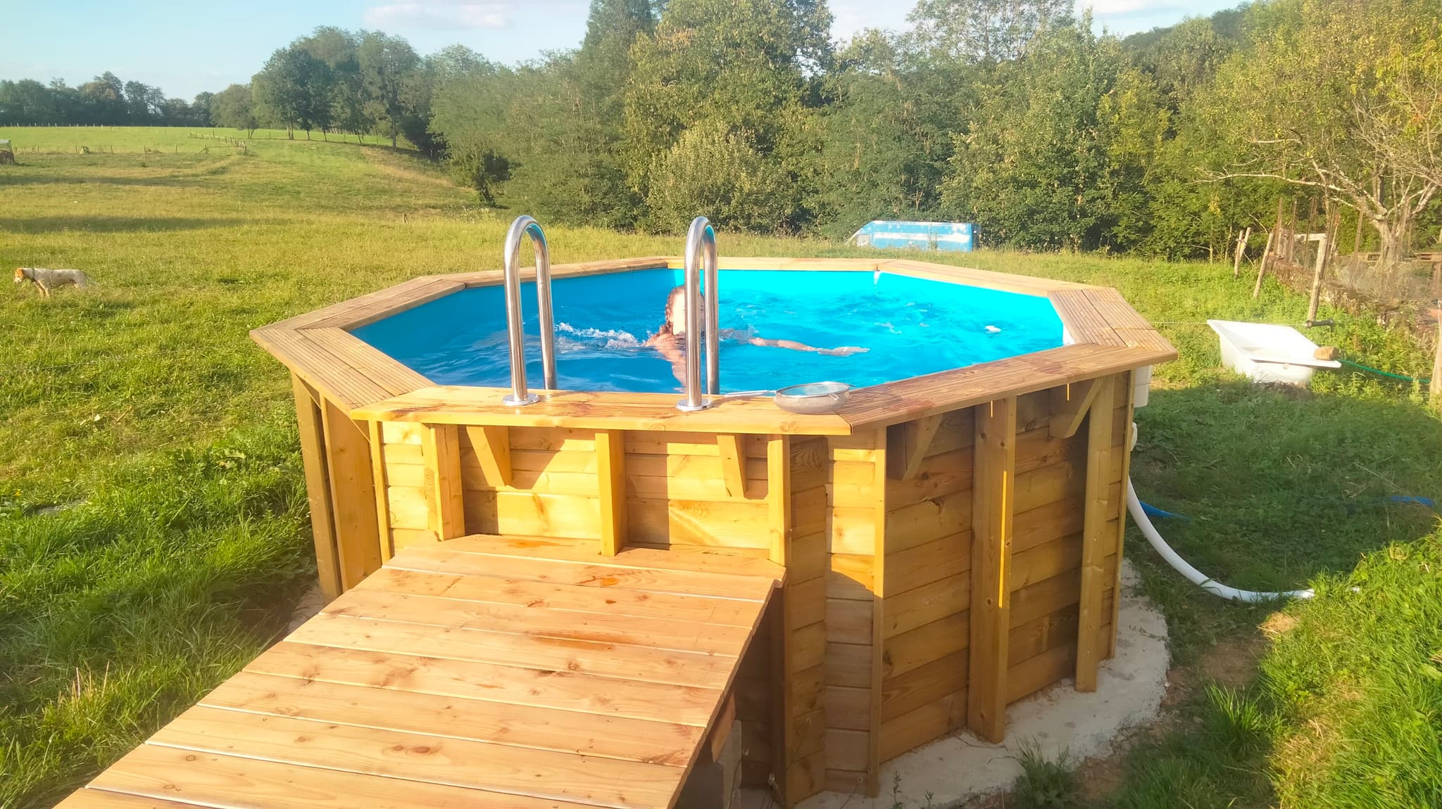 Chambre de la Loutre piscine