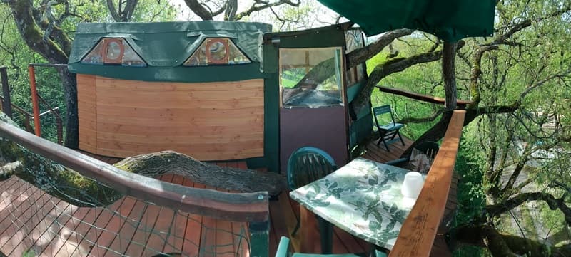 Vue Terrase La Cabane Insolite