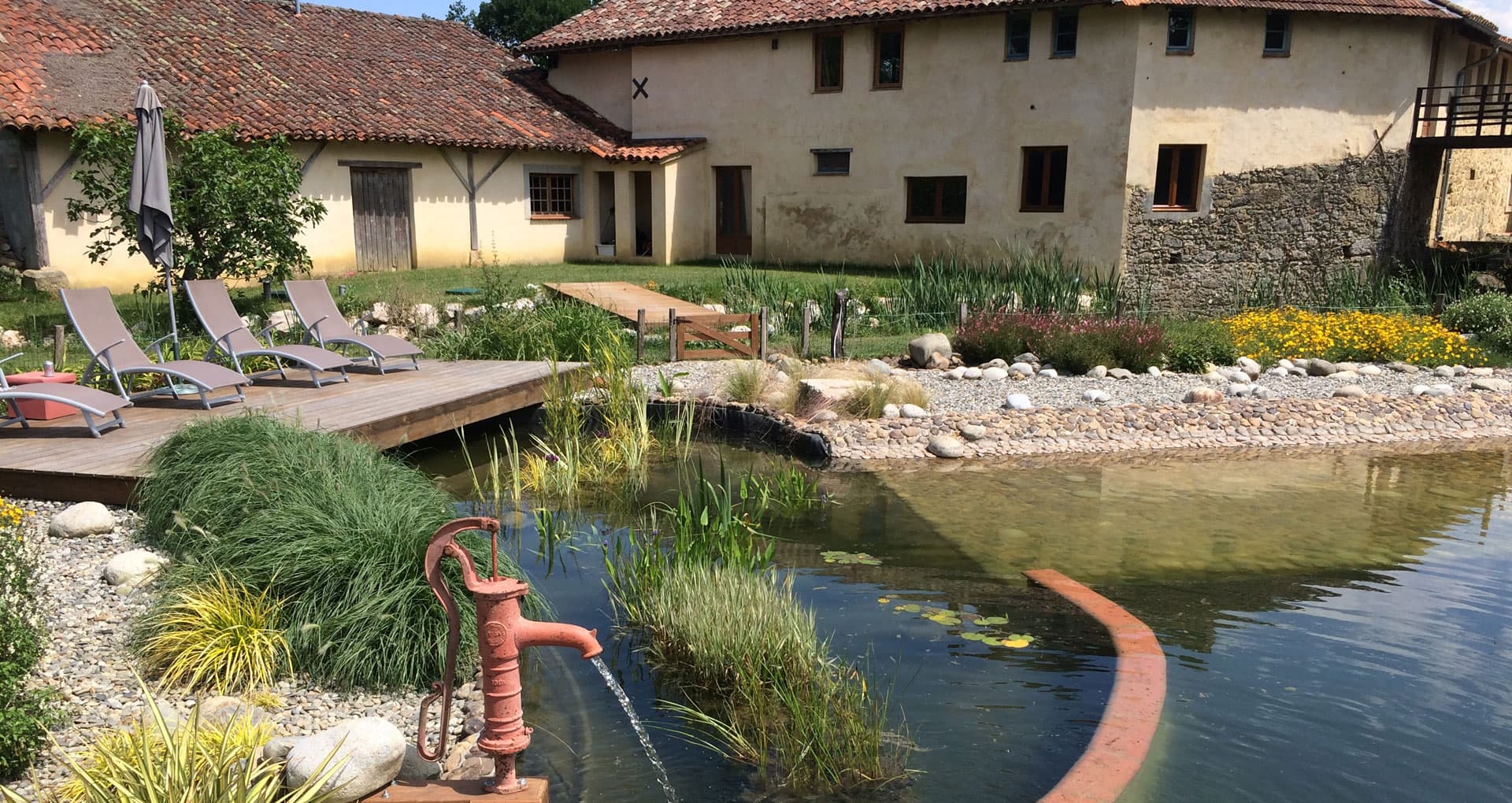 Piscine chez le moulin