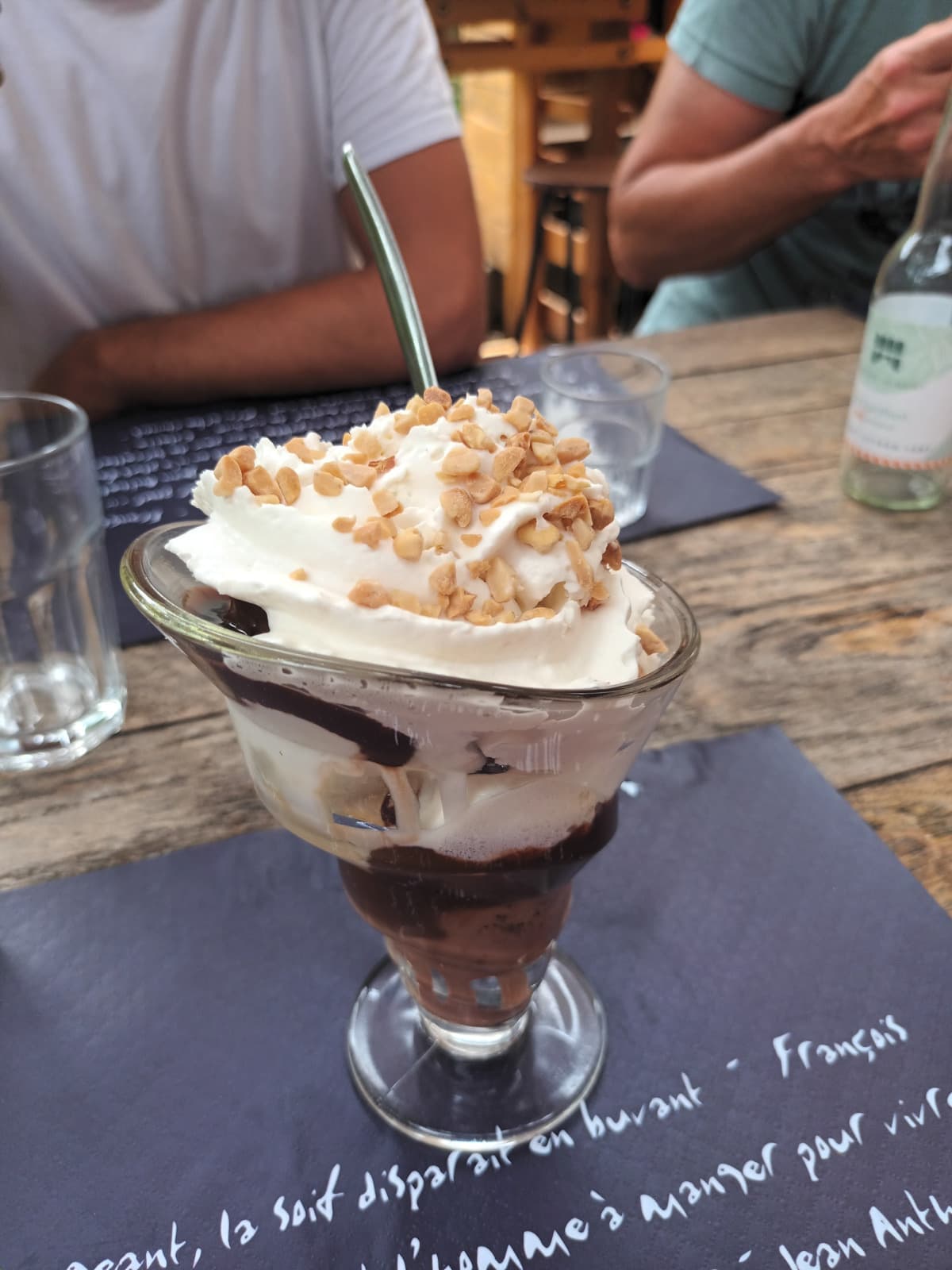 Glace à la crêperie du Mas Guilhou