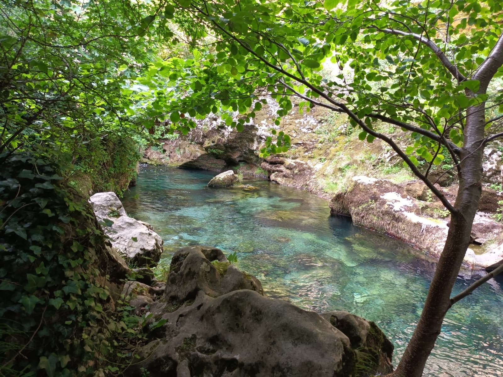 Gorges de la Vis aux Moulins de la Foux