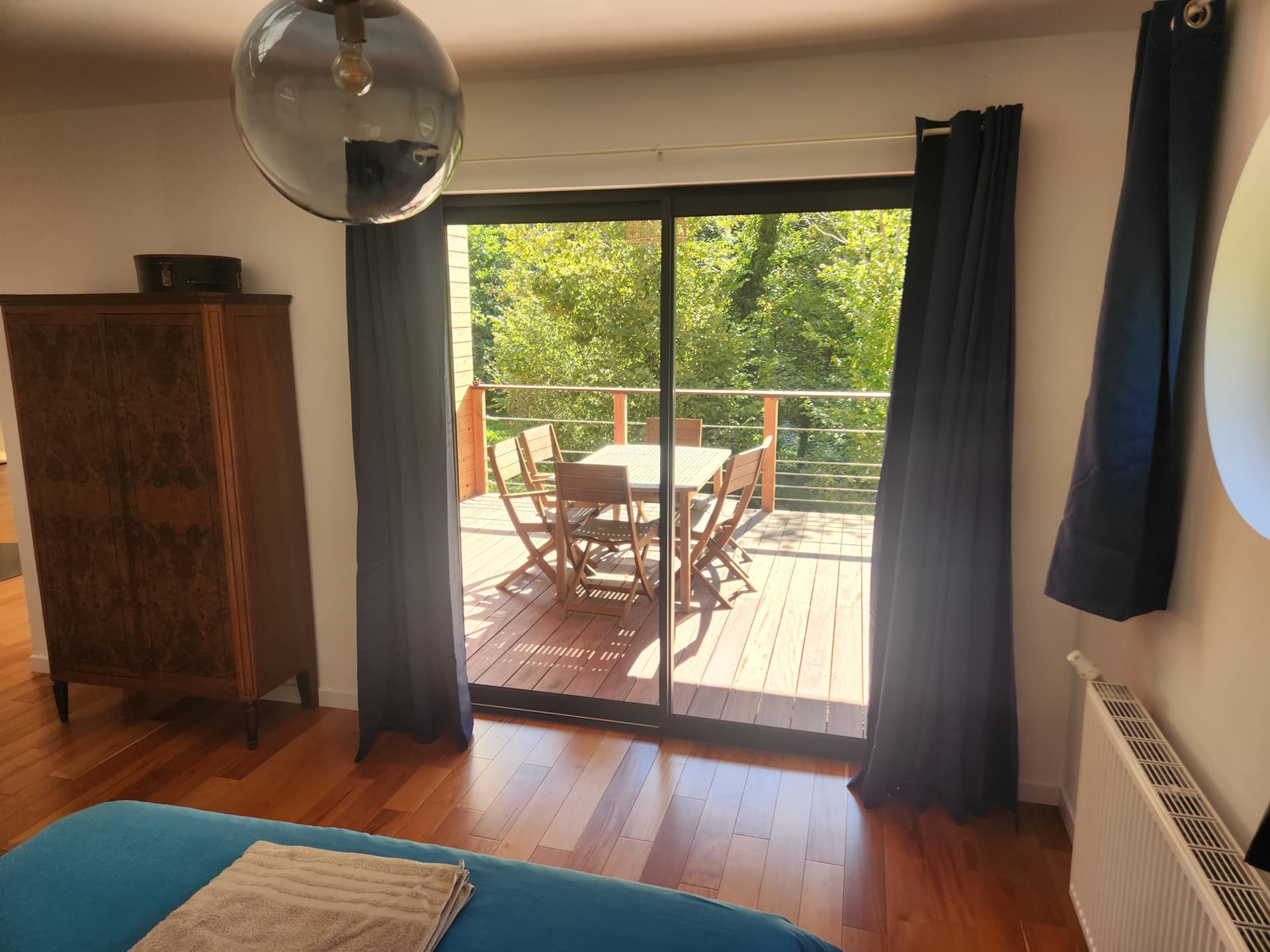 La chambre sur la terrasse