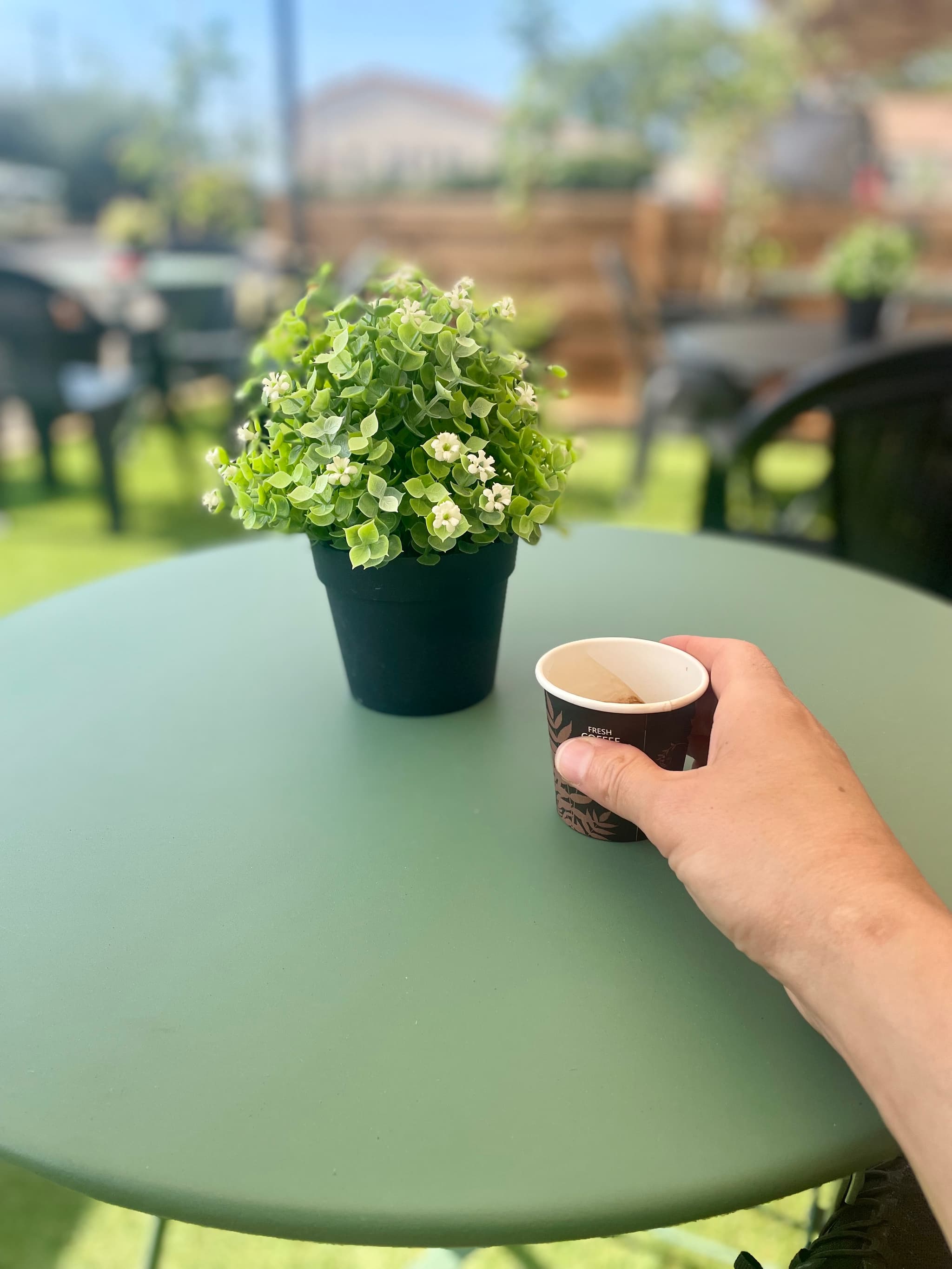 Café en terrasse