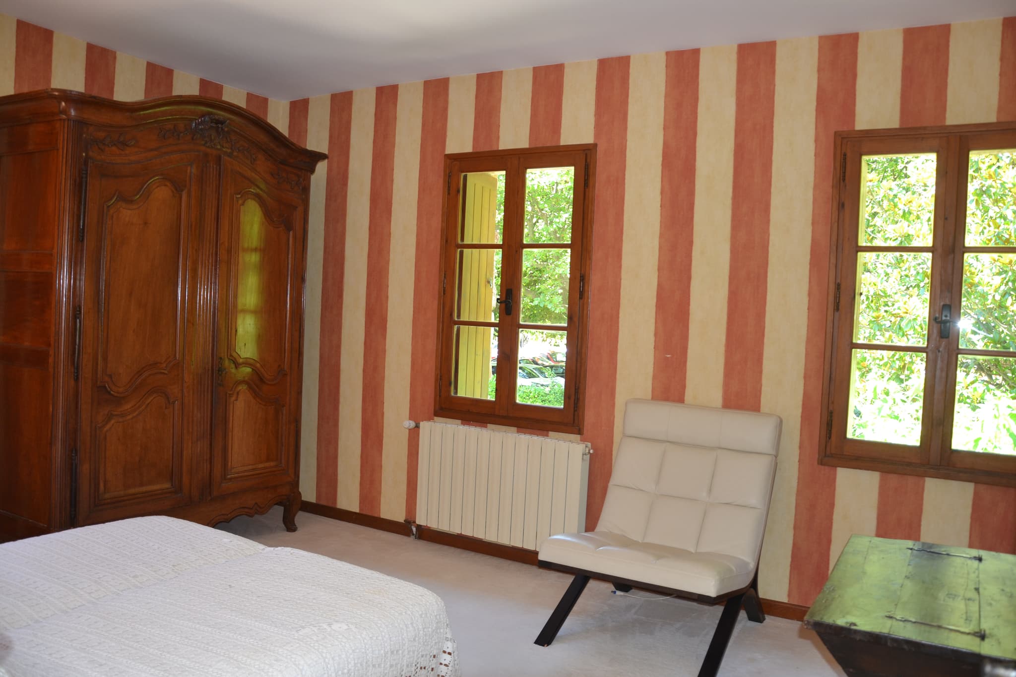Chambre avec vue jardin