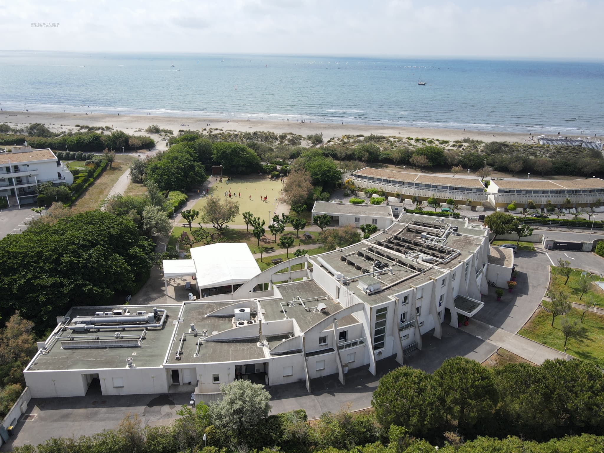 Vue aérienne mer