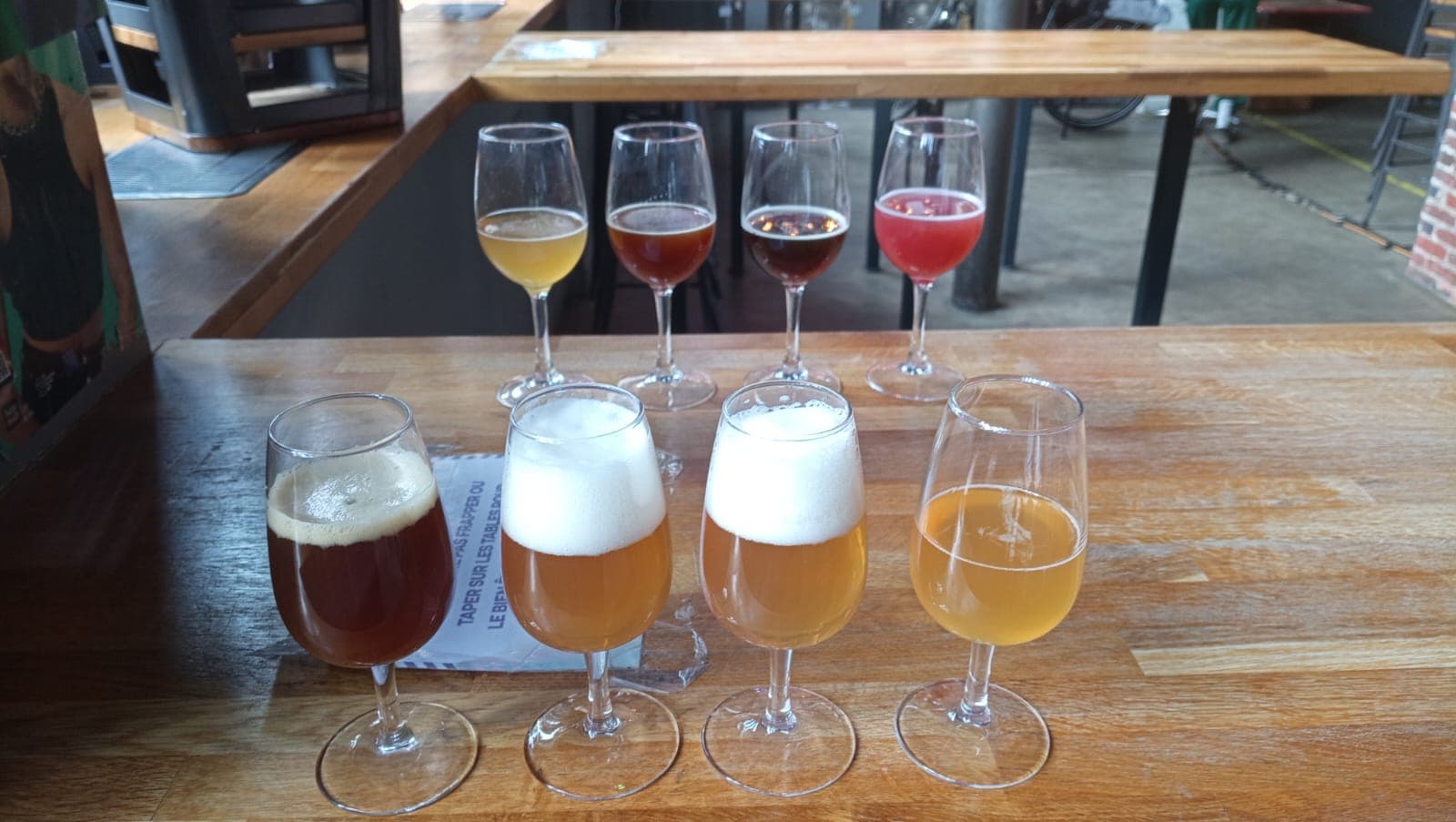 Echantillons bière