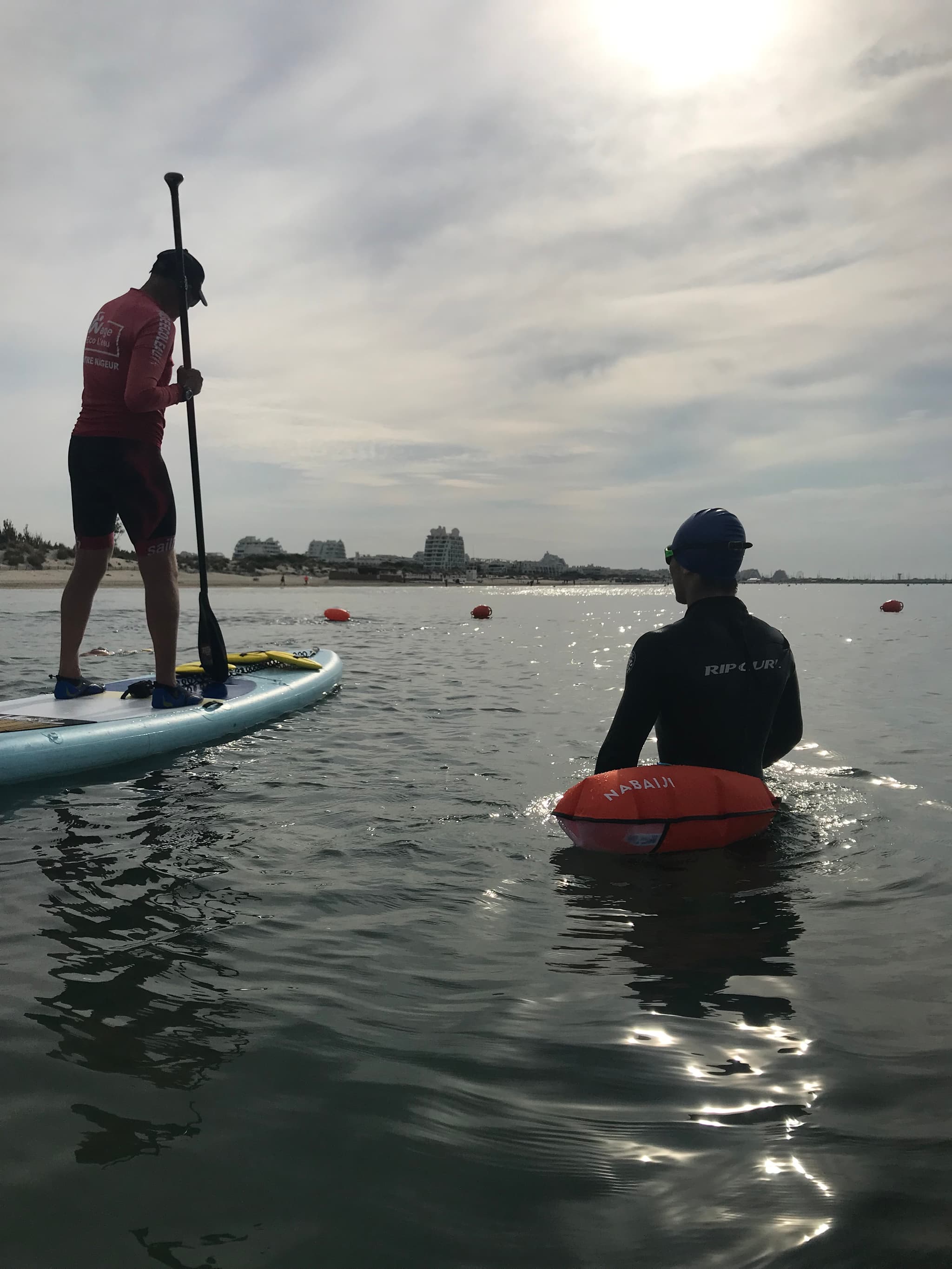 COURS DE NATATION EN MER