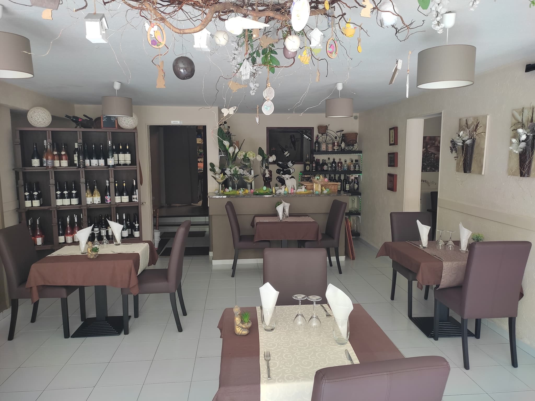 Salle du restaurant Entre Terre et Mer