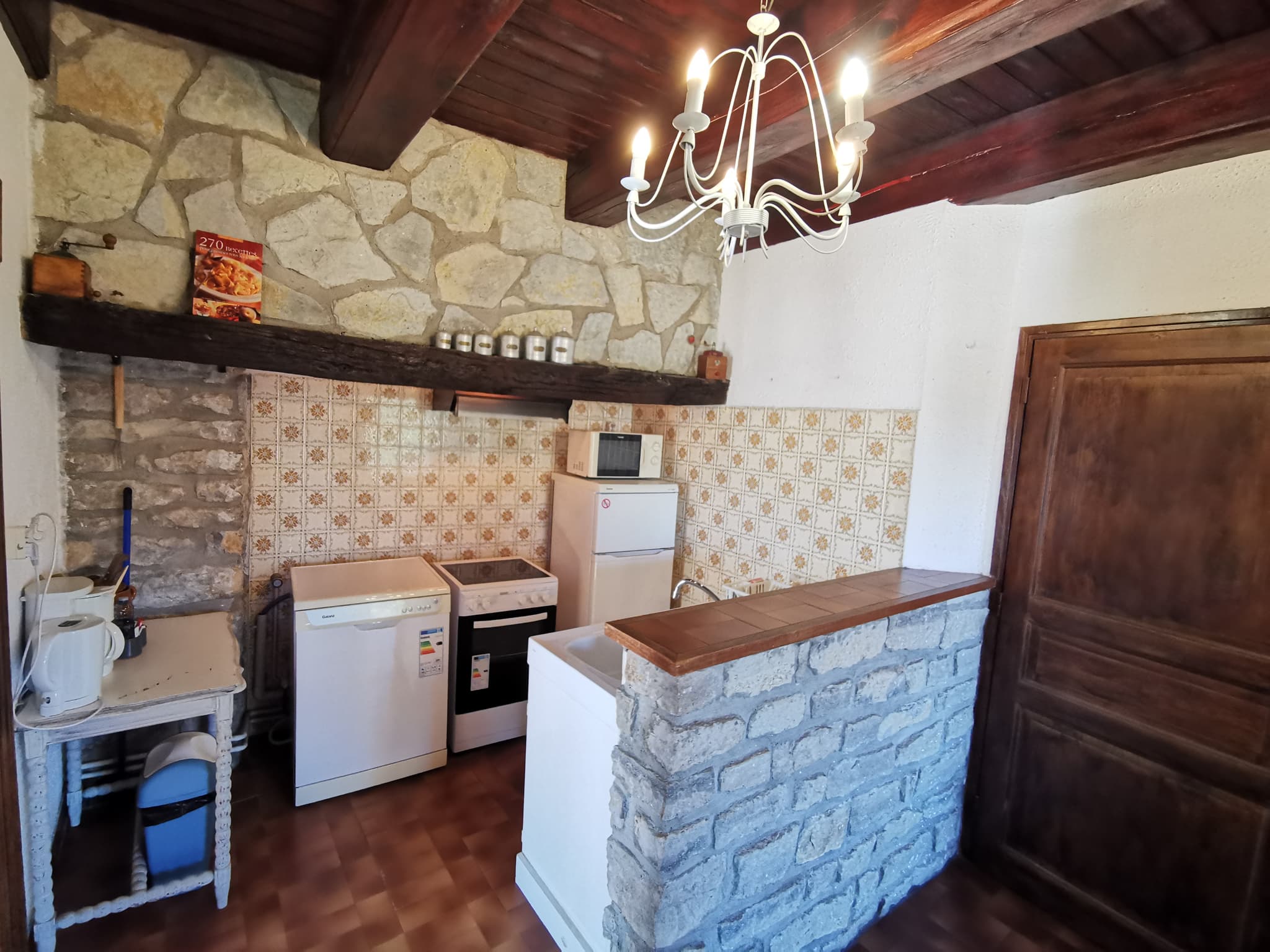Coin cuisine gîte Le Barry
