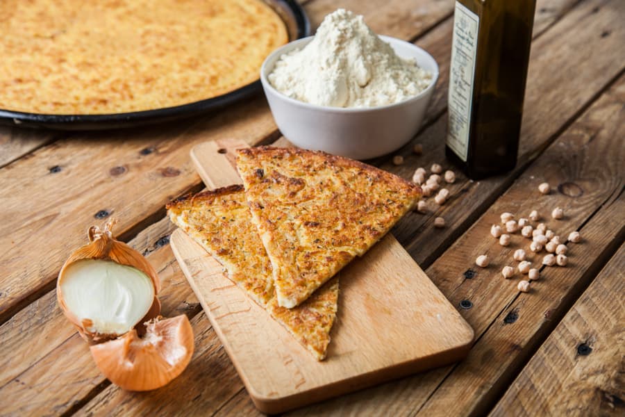 Farinata specialité végane à la farine de pois chiche Bio