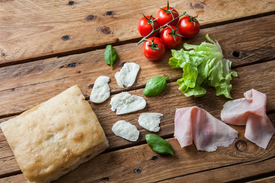 Focaccia ripiena