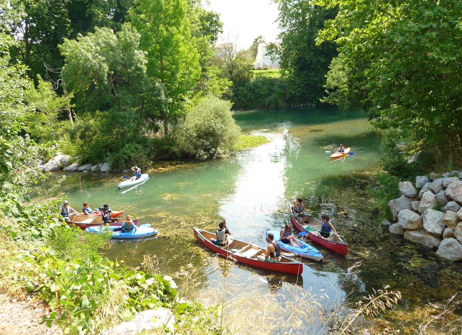 Fleuve Lez - rives du lez