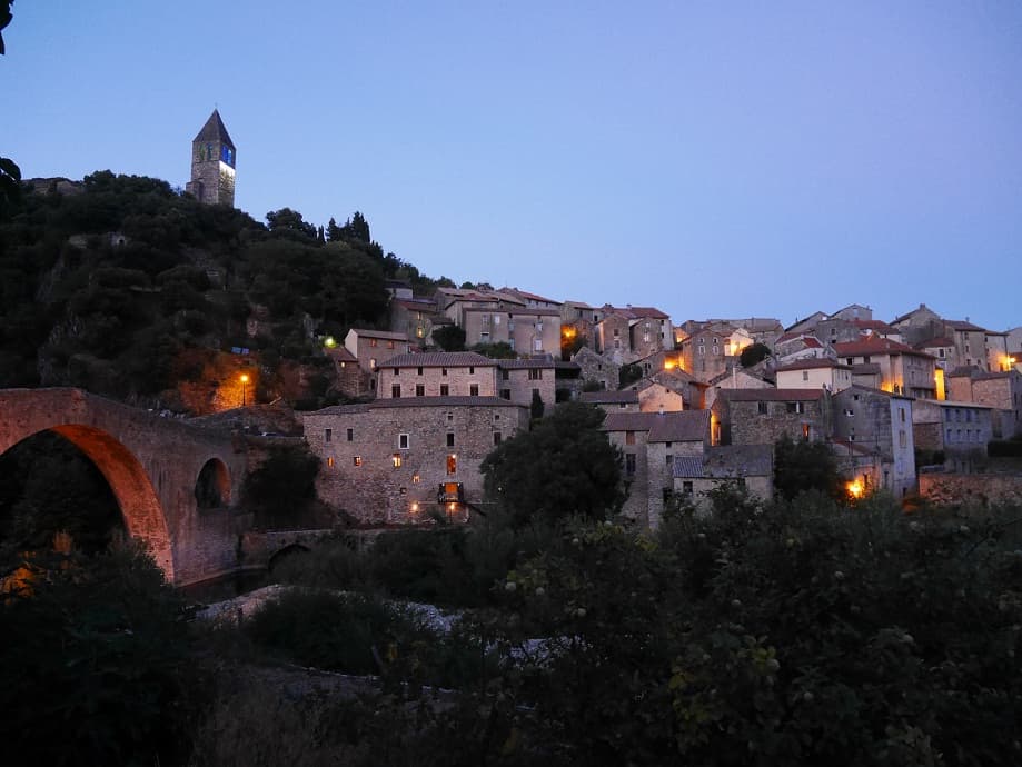 Le village d'Olargues