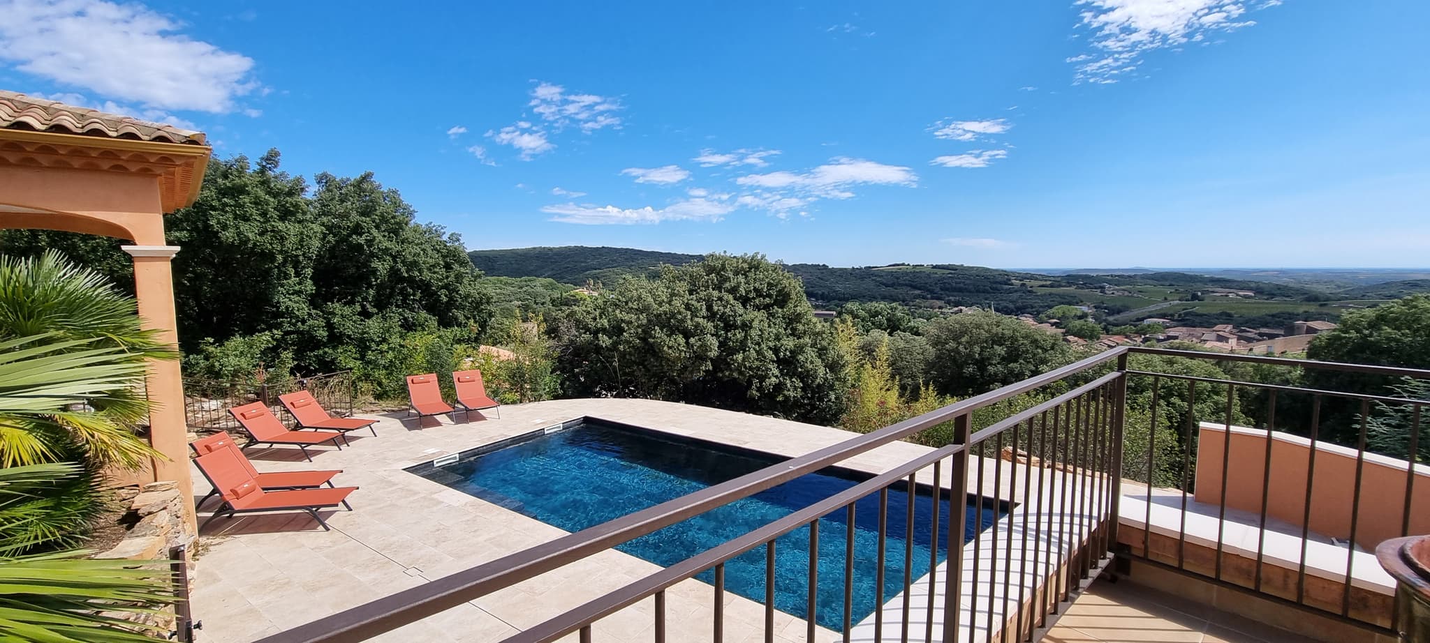 Pisicne vue de la terrasse haute