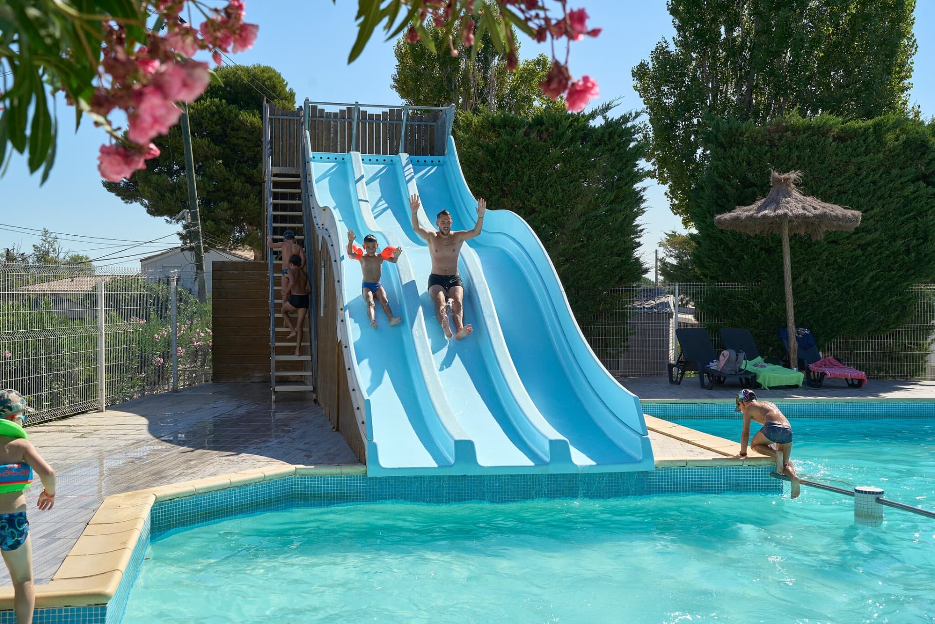 Toboggan aquatique