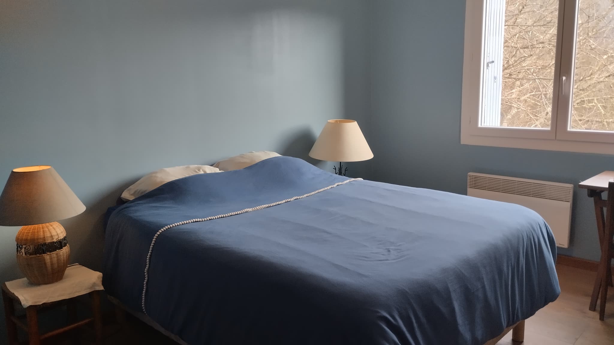 chambre bleue , chambre d'hote