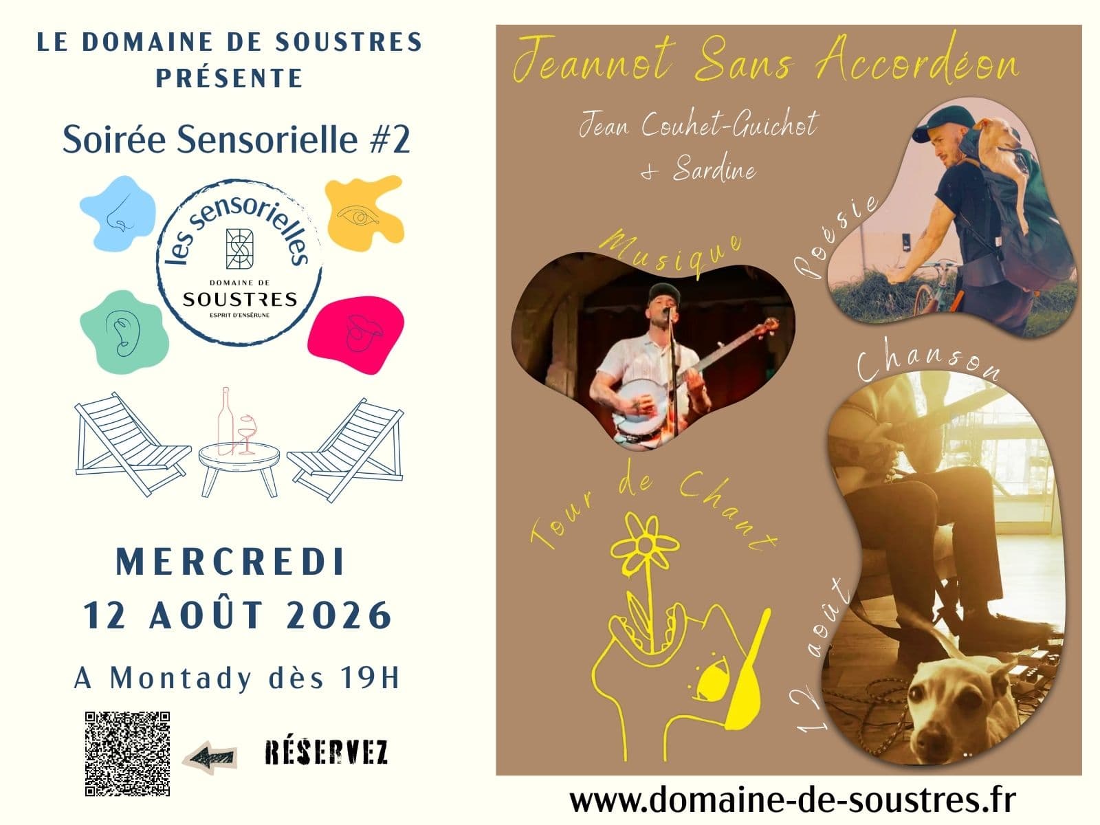 Soirée sensorielle 12 août 2026