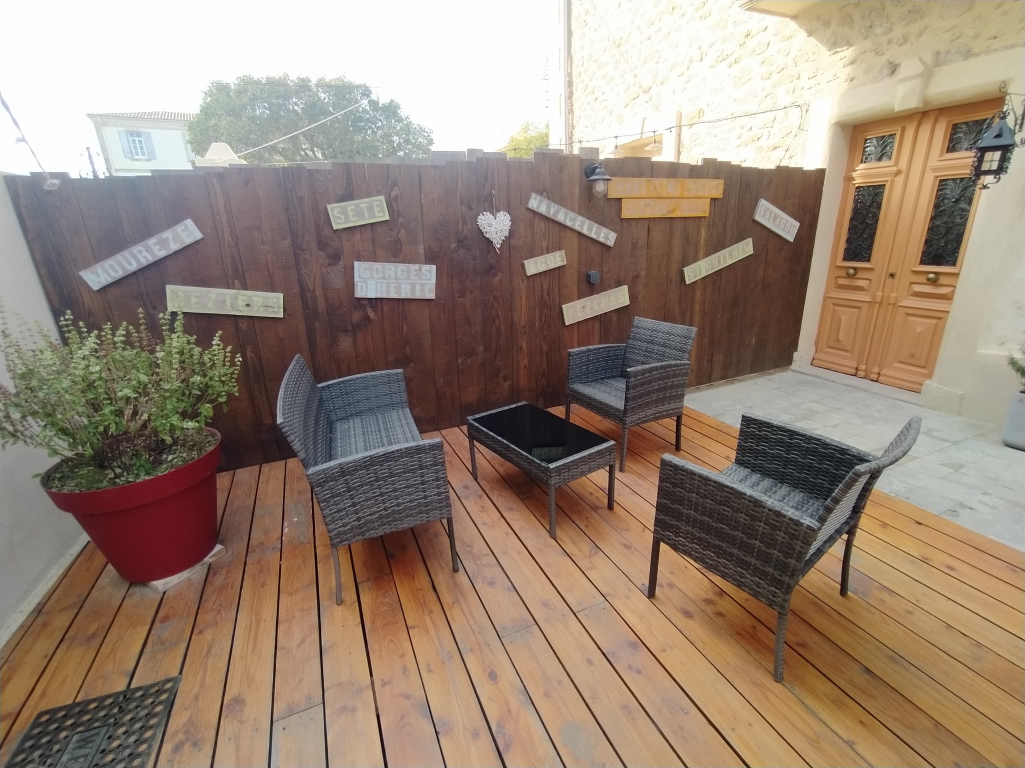 terrasse pour 4