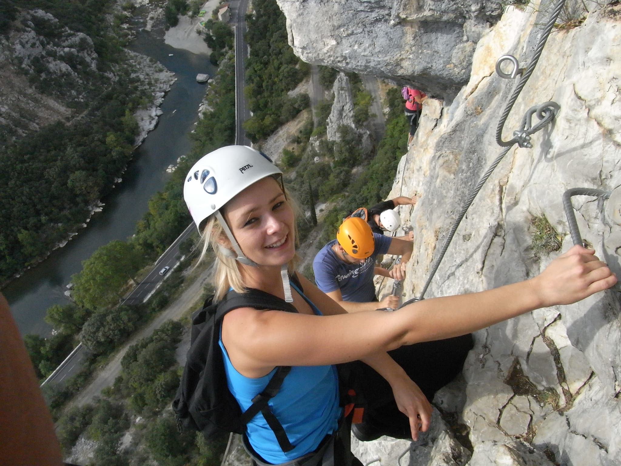 via ferrata du thaurac occitanie herault